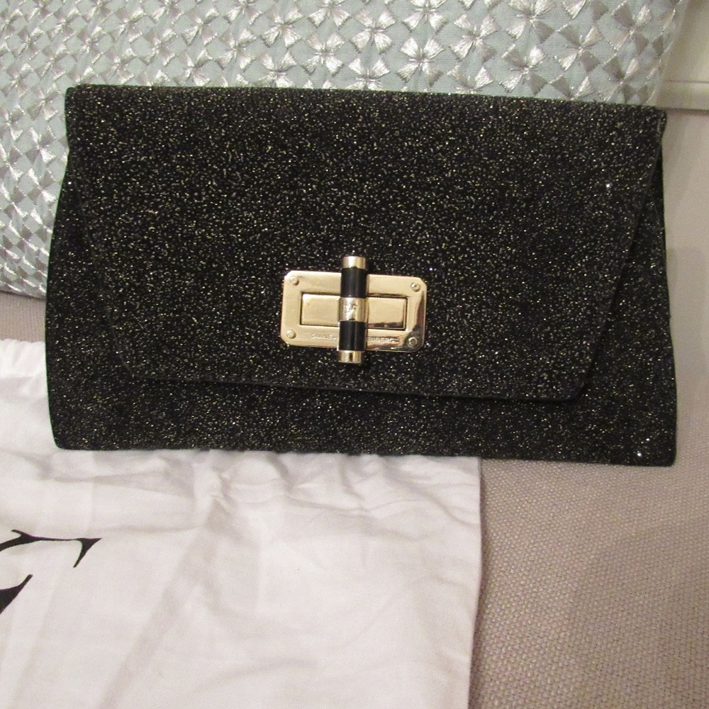 Diane Von Furstenberg Diamond Dust clutch bag